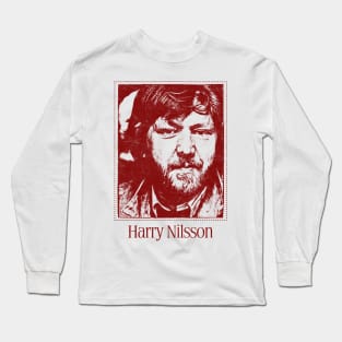 Harry Nilsson \/\/ Retro Faded Style Long Sleeve T-Shirt